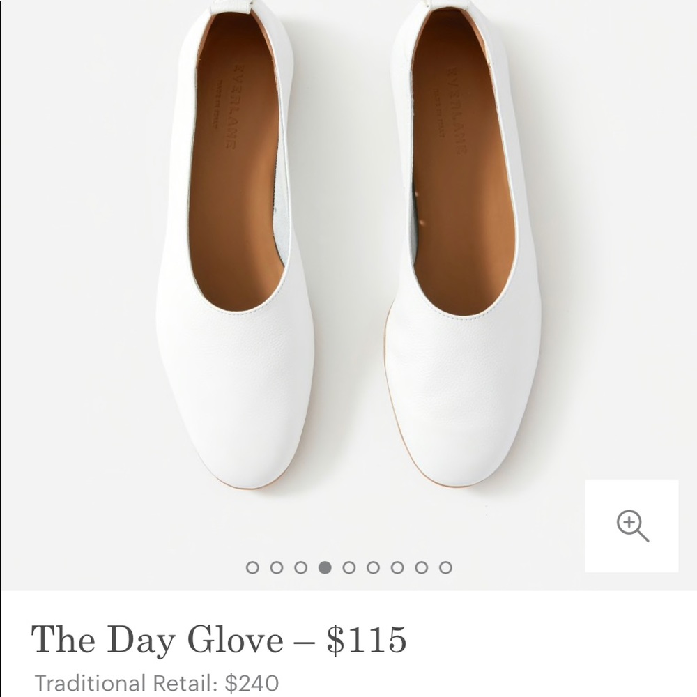 Everlane Day Glove size 7, white